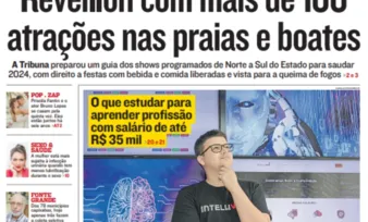 Imagem ilustrativa da imagem Veja os destaques do jornal A Tribuna deste domingo, dia 26 de novembro