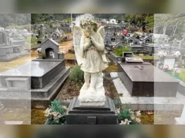 Imagem ilustrativa da imagem Bandidos depredam e roubam túmulos de cemitério na Região Serrana do ES