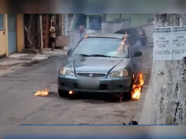 Escadaria em Itararé onde o jovem foi executado