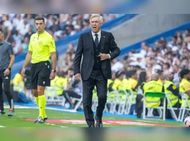 Imagem ilustrativa da imagem Carlo Ancelotti diz não ter pressa em renovar com o Real Madrid