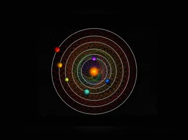 Imagem ilustrativa da imagem Cientistas descobrem raro sistema com seis planetas em órbita "perfeita"