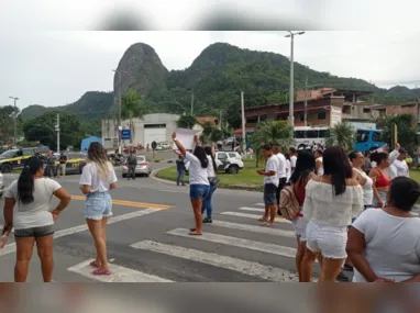 Trânsito na região do protesto