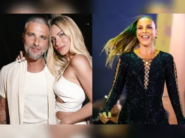 Imagem ilustrativa da imagem Ivete Sangalo revela que teve affair com Bruno Gagliasso em podcast de Gio Ewbank