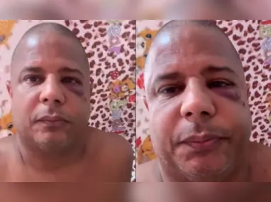 Marcelinho Carioca em vídeo gravado dentro de cativeiro