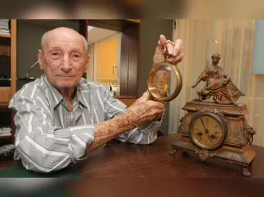 Lúcio Pereira, que faz 95 anos no mês que vem, conta que se orgulha da vida que construiu