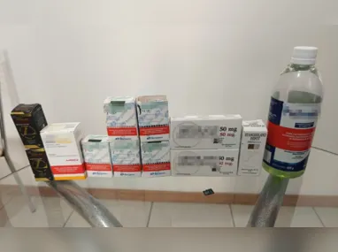 Material apreendido durante operação em São José dos Campos, em São Paulo