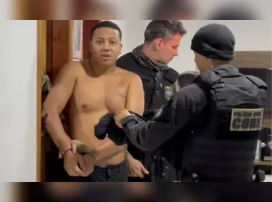 Luan Gomes foi preso e, durante a ação, foi apreendido um fuzil