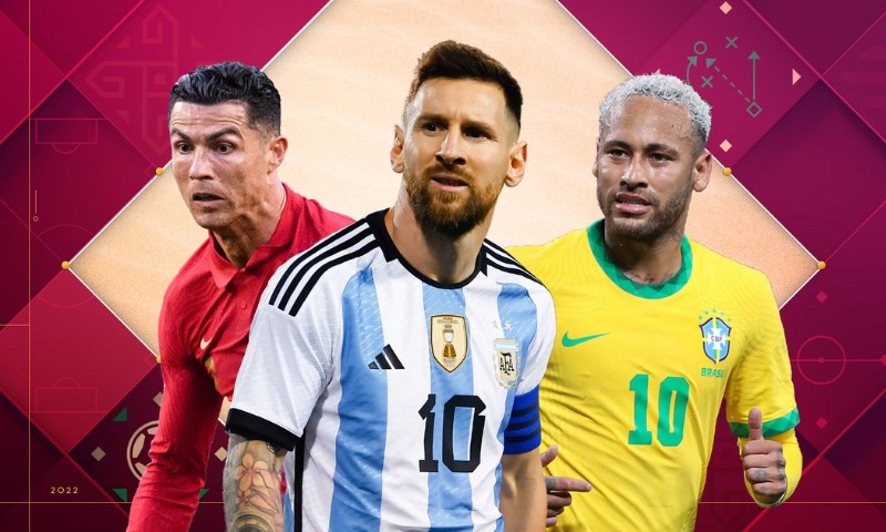 Cristiano Ronaldo, Messi e Neymar na corrida a melhor jogador do