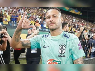 Imagens compartilhadas por Neymar nas redes sociais nesta segunda-feira