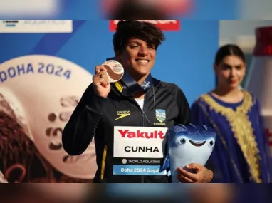 Ana Marcela Cunha ganhou o bronze