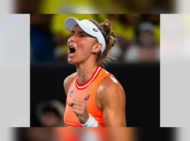 Imagem ilustrativa da imagem Bia Haddad derruba finalista de Wimbledon e vai à semifinal em Abu Dabi