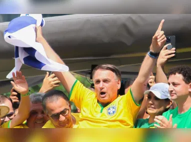 Ato bolsonarista na Avenida Paulista, no domingo (25)