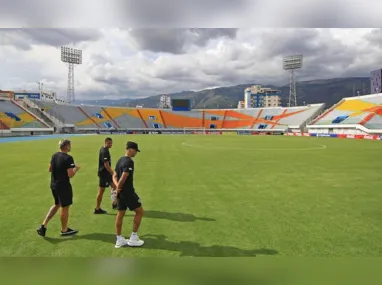 Jogadores do Cruzeiro se preparam para estreia na Copa do Brasil