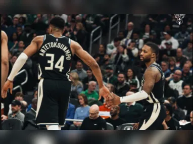 Imagem ilustrativa da imagem Bucks atropelam Celtics em casa e esquentam disputa na Conferência Leste da NBA