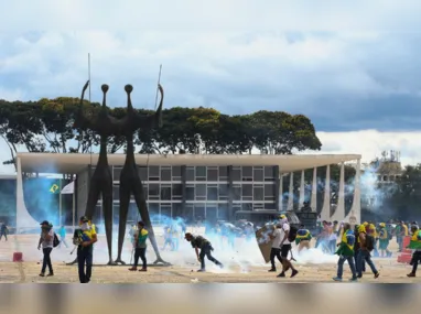 Atos golpistas aconteceram  em Brasília em janeiro de 2023