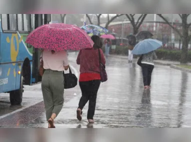Alerta de chuva para quase 30 cidades do Estado