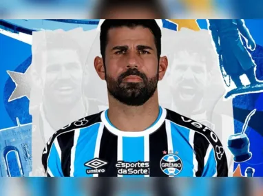 Imagem ilustrativa da imagem Grêmio define Diego Costa, ex-Botafogo, como substituto de Luis Suárez