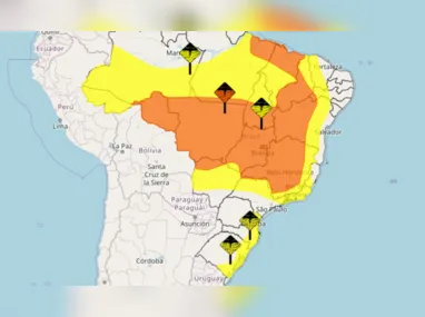 Alerta de chuva no Espírito Santo