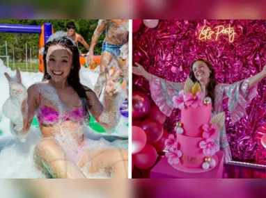 Imagem ilustrativa da imagem Larissa Manoela comemora 23 anos com samba e churrasco