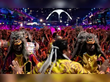 Desfile da escola da zona oeste do Rio foi considerado praticamente perfeito pelos jurados
