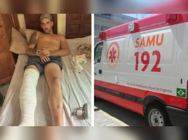 Imagem ilustrativa da imagem Suspeito resgatado de ambulância é preso após chamar Samu novamente