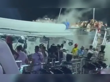 Imagem ilustrativa da imagem Vazamento de gás interrompe show e trio de Ivete Sangalo é evacuado em Salvador