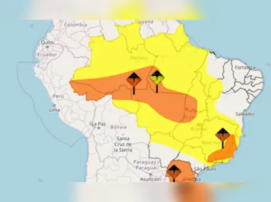 Veja as cidades onde mais choveu no Espírito Santo