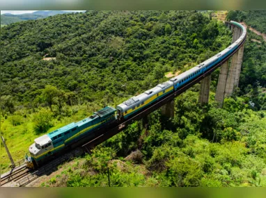 Imagem ilustrativa da imagem Viagens do trem de passageiros Vitória-Minas são suspensas por conta da chuva