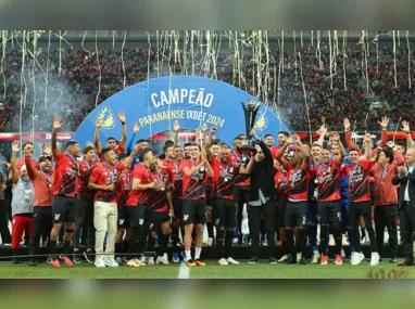 Athletico-PR foi campeão do campeonato paranaense