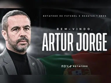 Imagem ilustrativa da imagem Botafogo oficializa contratação de Artur Jorge por duas temporadas