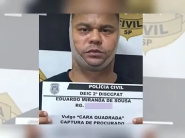 Imagem ilustrativa da imagem 'Cara Quadrada' é preso antes de fazer cirurgia plástica para mudar o rosto