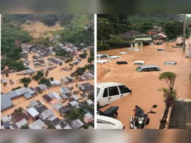 Imagem ilustrativa da imagem ES segue em alerta vermelho para alagamentos e chuva forte. Veja cidades em risco