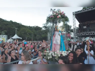 Mulheres durante romaria