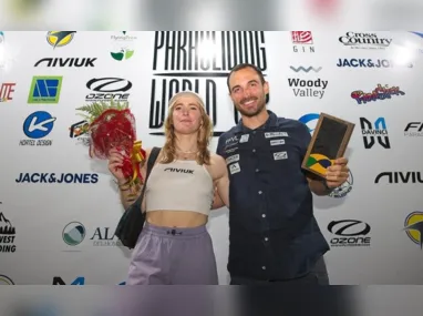 Bruno Kiefer e a catarinense Jéssica Michalack conquistaram medalhas