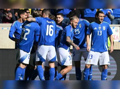 Imagem ilustrativa da imagem Itália segura pressão no final e derrota o Equador em amistoso nos Estados Unidos