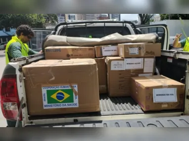 Imagem ilustrativa da imagem Latas de leite e remédios são enviados para vítimas de enchente em Mimoso do Sul