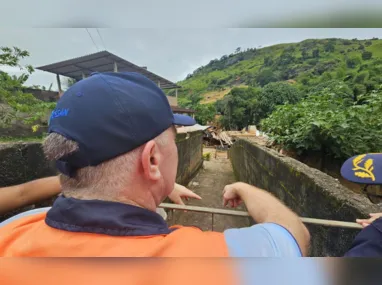 Imagem aérea de Mimoso do Sul neste domingo (24)