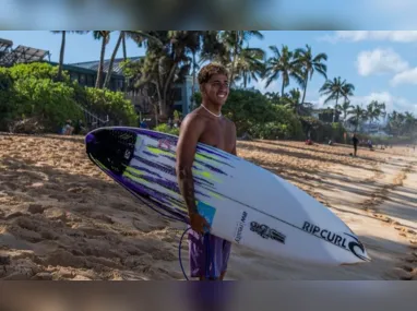 Imagem ilustrativa da imagem Samuel Pupo avança às oitavas de final na etapa de Bells Beach