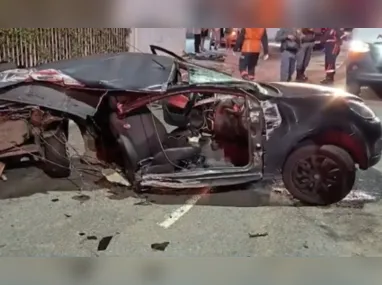Imagem ilustrativa da imagem Sobrevivente de acidente na Serra: “Eu pedi para dirigir mas ele não deu atenção”