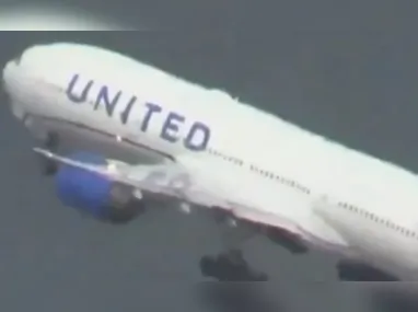 Imagem ilustrativa da imagem VÍDEO: Boeing 777 faz pouso de emergência após perder um pneu na decolagem