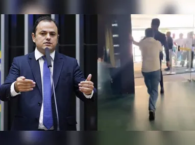 Imagem ilustrativa da imagem VÍDEO: Glauber Braga se revolta com provocações e agride militante do MBL na Câmara