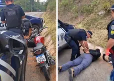Imagem ilustrativa da imagem Suspeito de roubar motos é preso após perseguição policial no ES