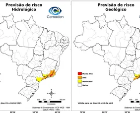 Imagem ilustrativa da imagem Cachoeiro de Itapemirim em alerta para risco de alagamentos e deslizamentos