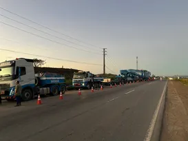Imagem ilustrativa da imagem Megaoperação de escolta de segundo transformador gigante já está na BR-101