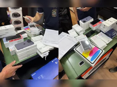 Imagem ilustrativa da imagem Loja de eletrônicos da Serra é alvo de operação da PF por sonegação fiscal