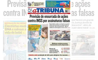 Imagem ilustrativa da imagem Confira os destaques do jornal A Tribuna deste sábado (17)