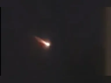 Imagem ilustrativa da imagem Bola de fogo cruzando o céu do Brasil possivelmente era foguete da SpaceX