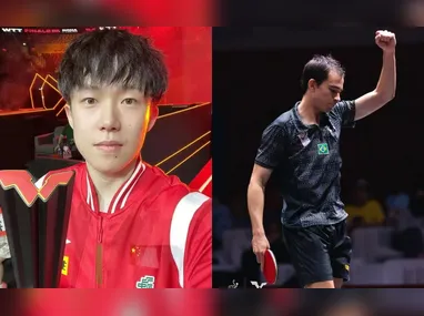 Imagem ilustrativa da imagem Quem é Chuqin Wang, adversário de Calderano na final do Mundial de tênis de mesa?
