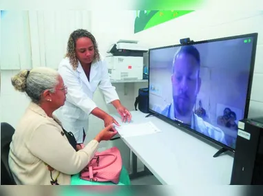 Projeção do ginásio Jones dos Santos Neves após a conclusão das obras