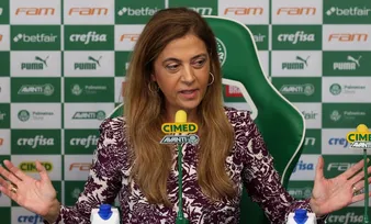 Imagem ilustrativa da imagem Leila Pereira viraliza com frases marcantes durante julgamento de Dudu. Veja vídeo